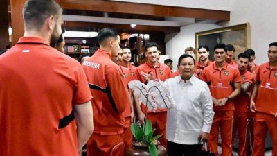 Timnas Indonesia Temui Prabowo Di Kertanegara